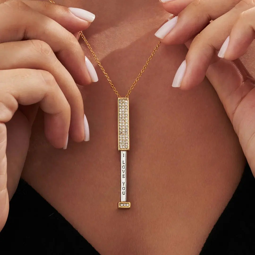 ❤️❤️Collier “I Love You" + Un jolie boitier❤️: Le Cadeau Parfait pour Exprimer Votre Amour de Manière Unique et Élégante.
