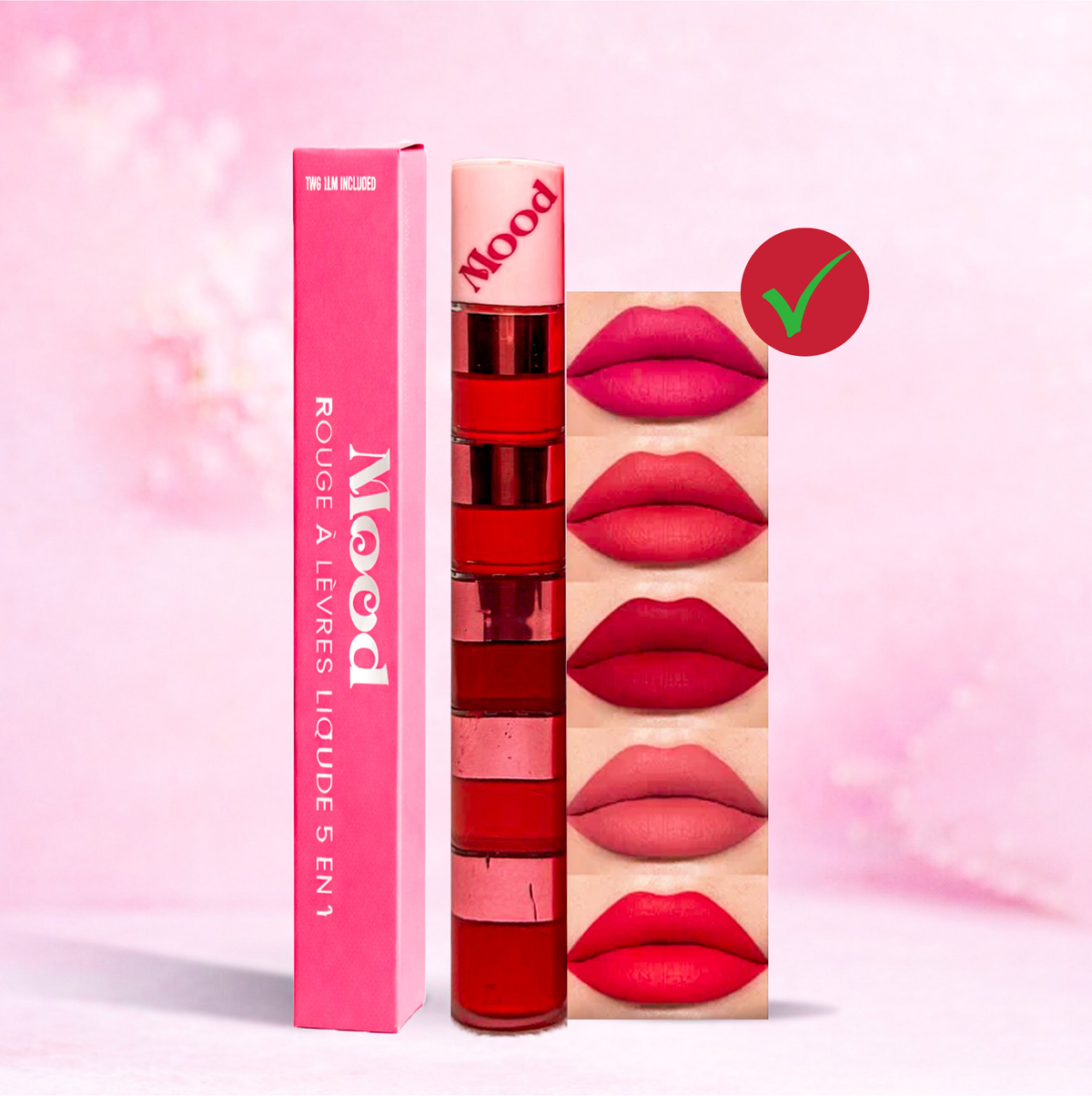 Le rouge à lèvre 5 en 1 💄