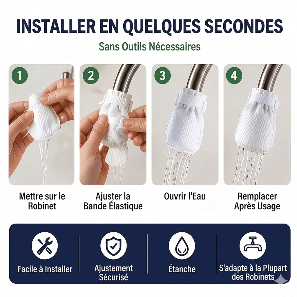 🔍✅🔥Pack(20) Filtre de Robinet Anti-Impuretés Premium