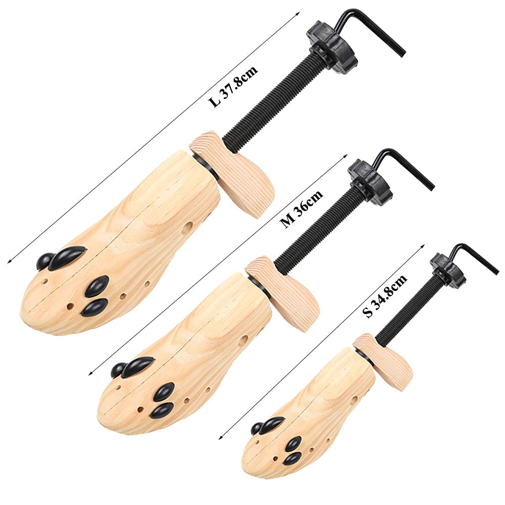Élargisseur de Chaussures en Bois Naturel pour Hommes et Femmes
