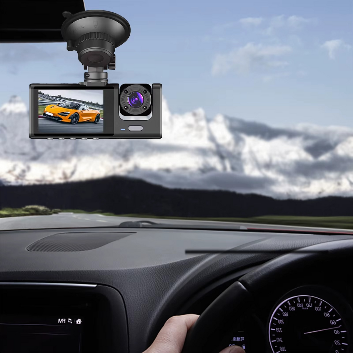 🚗 HD 1080P 3-Lens DVR Camera – Smart Protection
