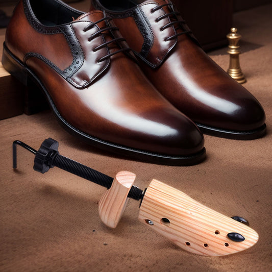 Élargisseur de Chaussures en Bois Naturel pour Hommes et Femmes