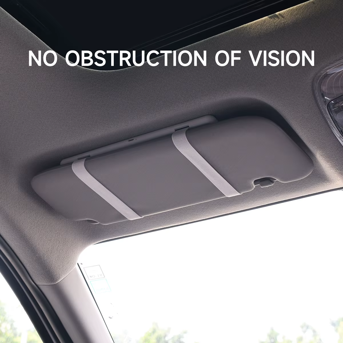 Miroir de LED HD Universel pour Voiture – Rechargeable par USB & Éclairage Réglable